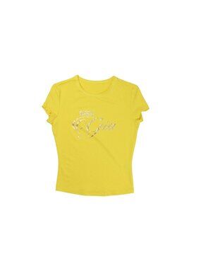 I.AM.GIA Blare Form Tee in Yellow Gold Foil